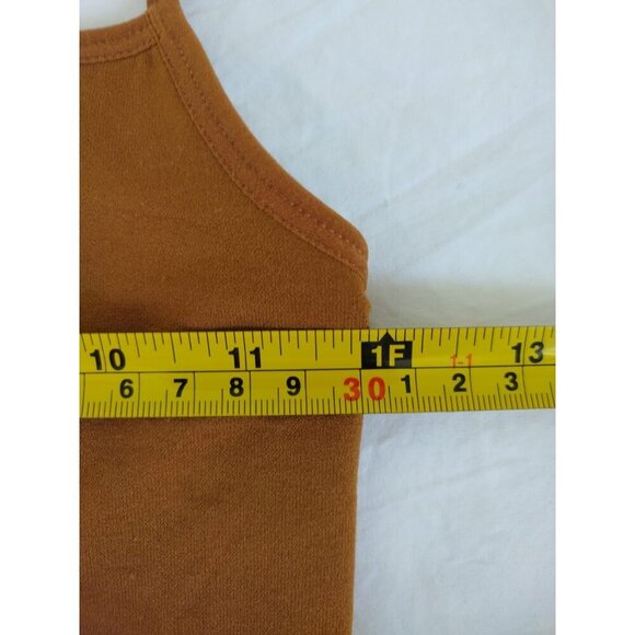 A New Day Women's XS Brown Spaghetti Strap Tank Top, NWT - Picture 7 of 7
